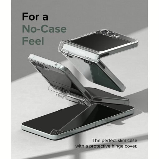 Ringke รุ่น Slim Hinge - เคส Galaxy Z Flip 5 - สี Clear - Image 6