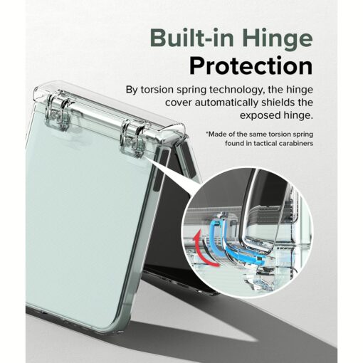 Ringke รุ่น Slim Hinge - เคส Galaxy Z Flip 5 - สี Clear - Image 7