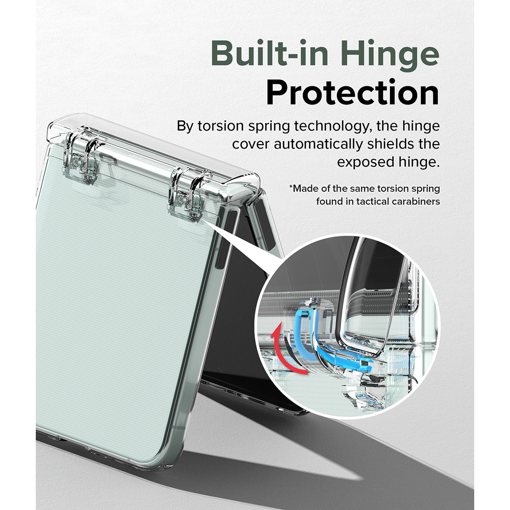 Ringke รุ่น Slim Hinge - เคส Galaxy Z Flip 5 - สี Clear