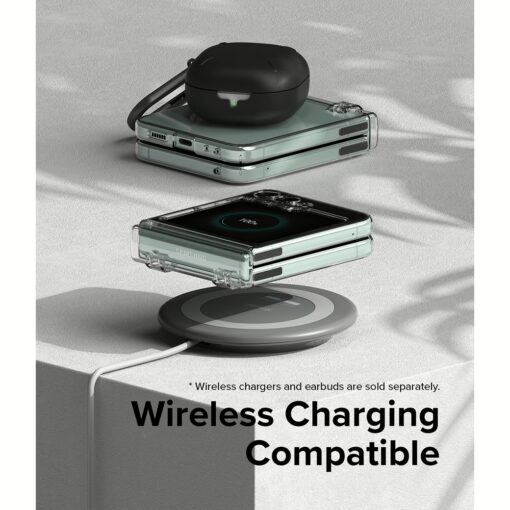 Ringke รุ่น Slim Hinge - เคส Galaxy Z Flip 5 - สี Clear - Image 12