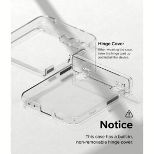 Ringke รุ่น Slim Hinge - เคส Galaxy Z Flip 5 - สี Clear