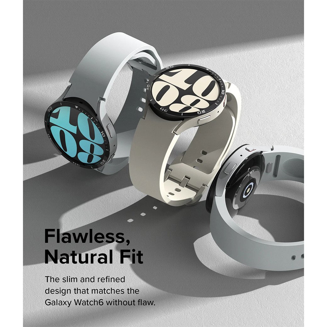 Ringke รุ่น Bezel Styling - ขอบหน้าปัด Galaxy Watch 6 (40mm) - Stainless Steel - สีดำ