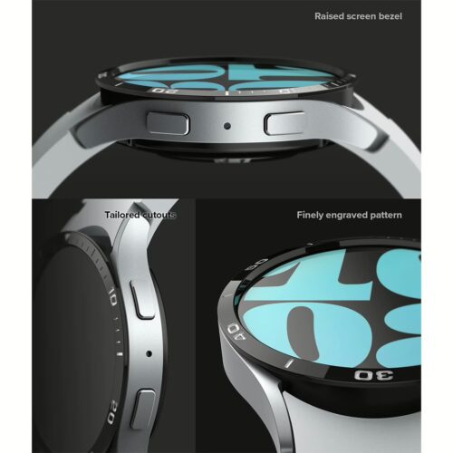 Ringke รุ่น Bezel Styling - ขอบหน้าปัด Galaxy Watch 6 (40mm) - Stainless Steel - สีดำ - Image 6