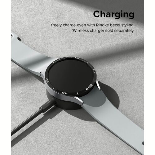Ringke รุ่น Bezel Styling - ขอบหน้าปัด Galaxy Watch 6 (40mm) - Stainless Steel - สีดำ - Image 8