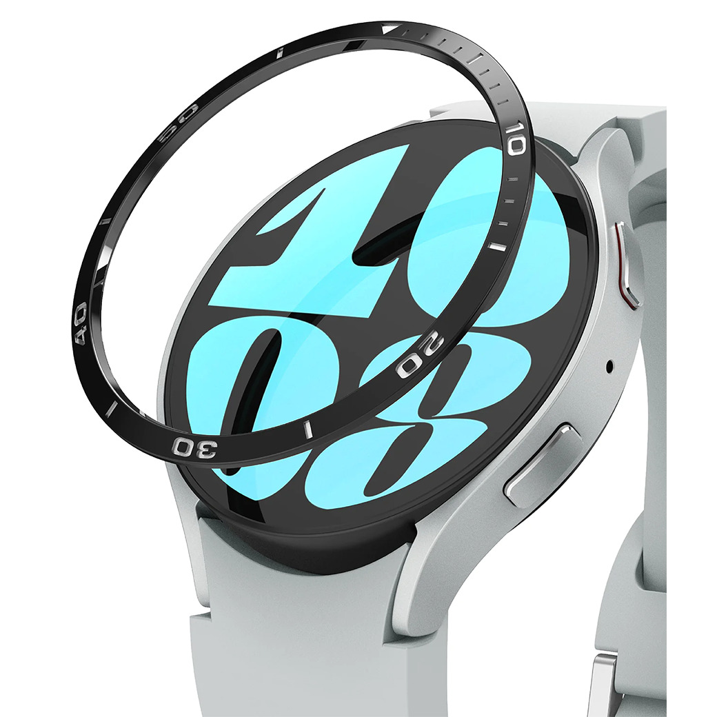 Ringke รุ่น Bezel Styling - ขอบหน้าปัด Galaxy Watch 6 (44mm) - Stainless Steel - สีดำ