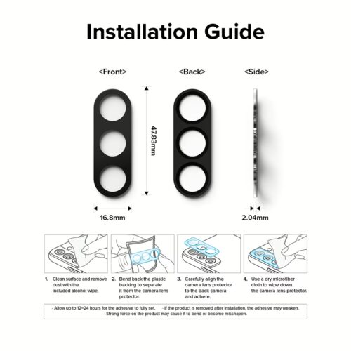 Ringke รุ่น Camera Protector Glass - กระจกเลนส์กล้อง Galaxy Z Fold 5 (ฟิล์ม2ชิ้น) - Image 11