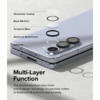 Ringke รุ่น Camera Lens Frame Glass - กระจกเลนส์กล้อง Galaxy Z Fold 5 - สี Black