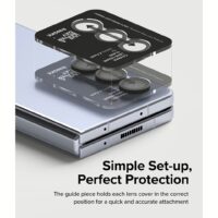 Ringke รุ่น Camera Lens Frame Glass - กระจกเลนส์กล้อง Galaxy Z Fold 5 - สี Black