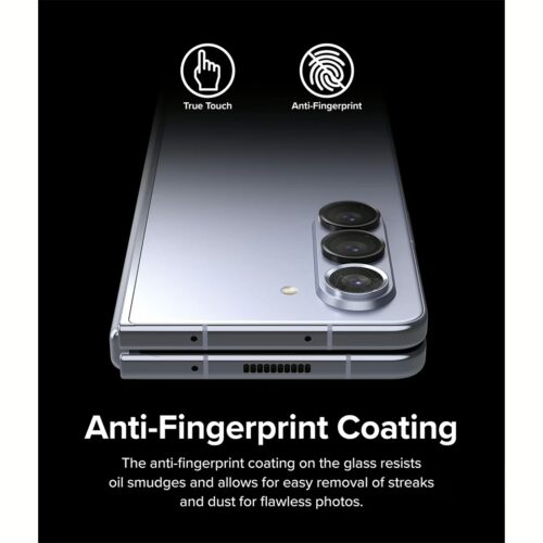 Ringke รุ่น Camera Lens Frame Glass - กระจกเลนส์กล้อง Galaxy Z Fold 5 - สี Black - Image 8