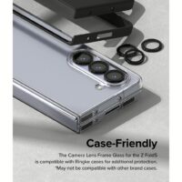 Ringke รุ่น Camera Lens Frame Glass - กระจกเลนส์กล้อง Galaxy Z Fold 5 - สี Black