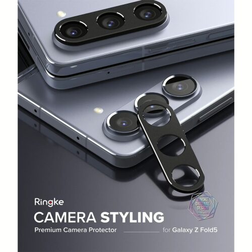 Ringke รุ่น Camera Styling - ขอบเลนส์กล้อง Galaxy Z Fold 5 - สี Black - Image 2