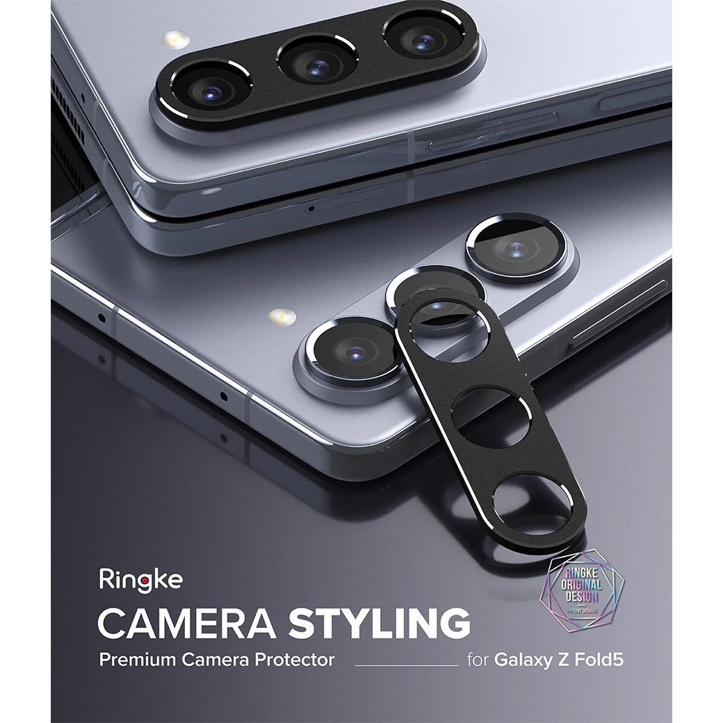 Ringke รุ่น Camera Styling - ขอบเลนส์กล้อง Galaxy Z Fold 5 - สี Black