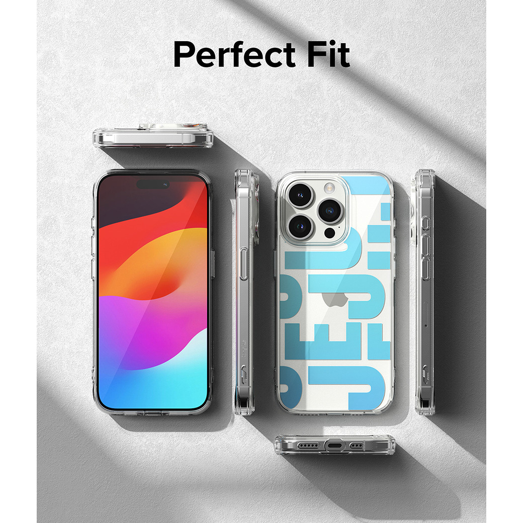 Ringke รุ่น Fusion Design - เคส iPhone 15 Pro - ลาย Jeju