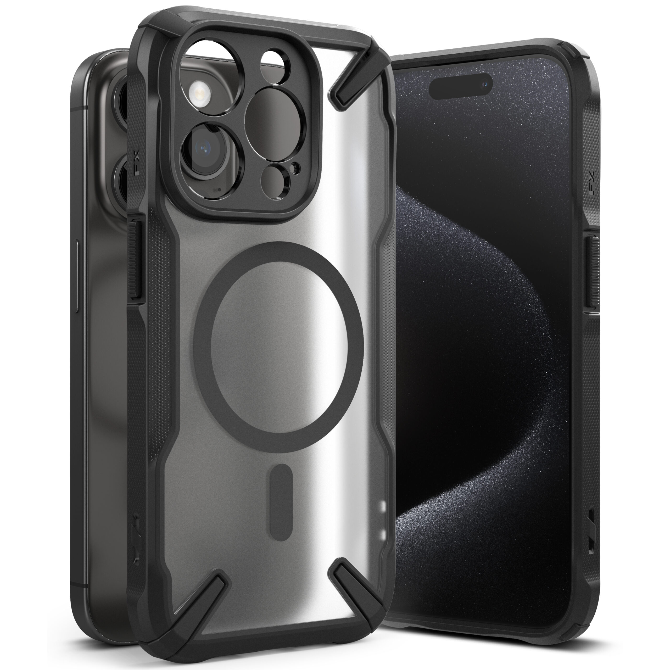 Coque Ringke Onyx Magnétique Pour IPhone 15 Série - Protection Anti-choc, Grip Antidérapant, Design Robuste