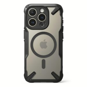 Ringke รุ่น Fusion X Magnetic - เคส iPhone 15 Pro Max - สี Matte Black