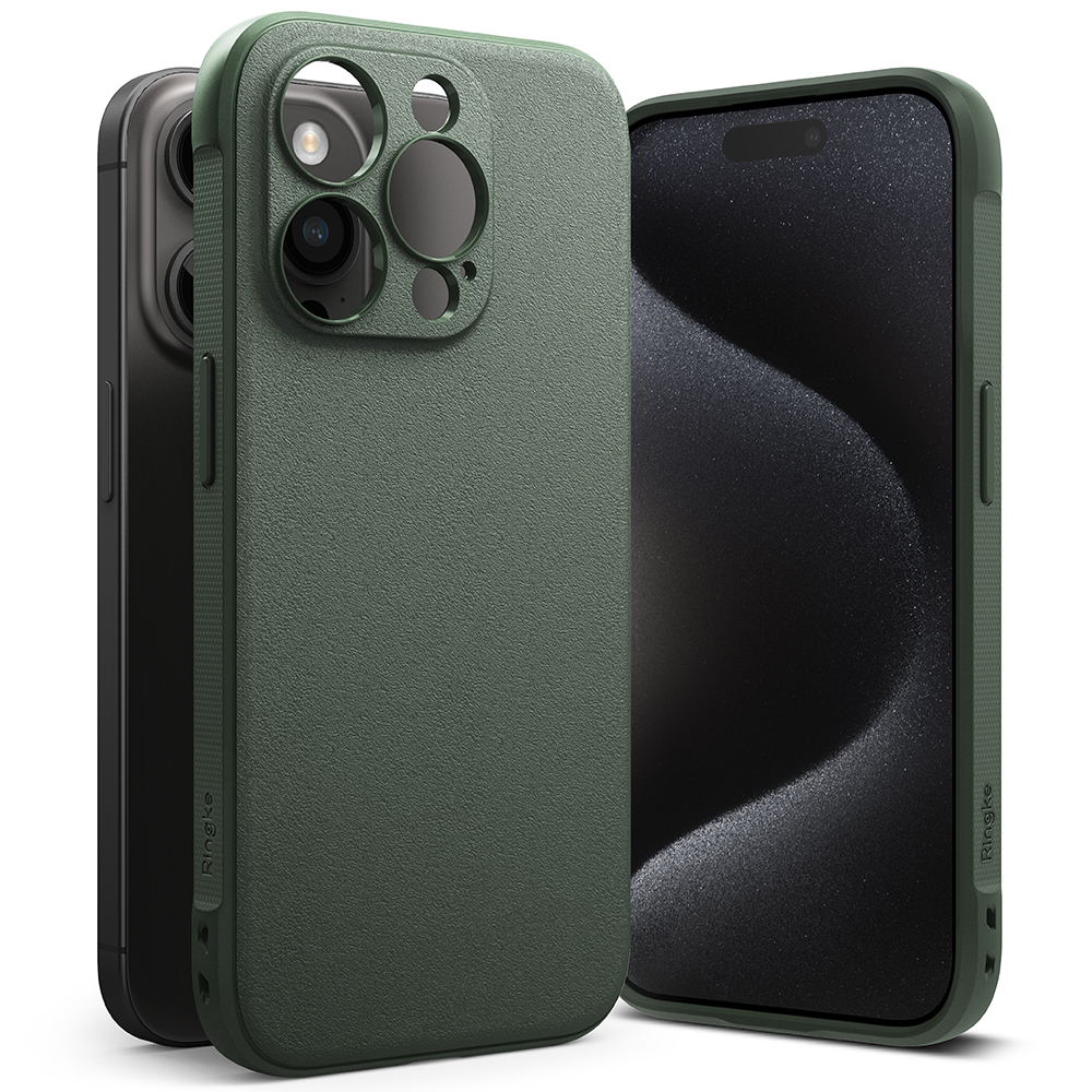 Ringke รุ่น Onyx - เคส iPhone 15 Pro Max - สี Dark Green