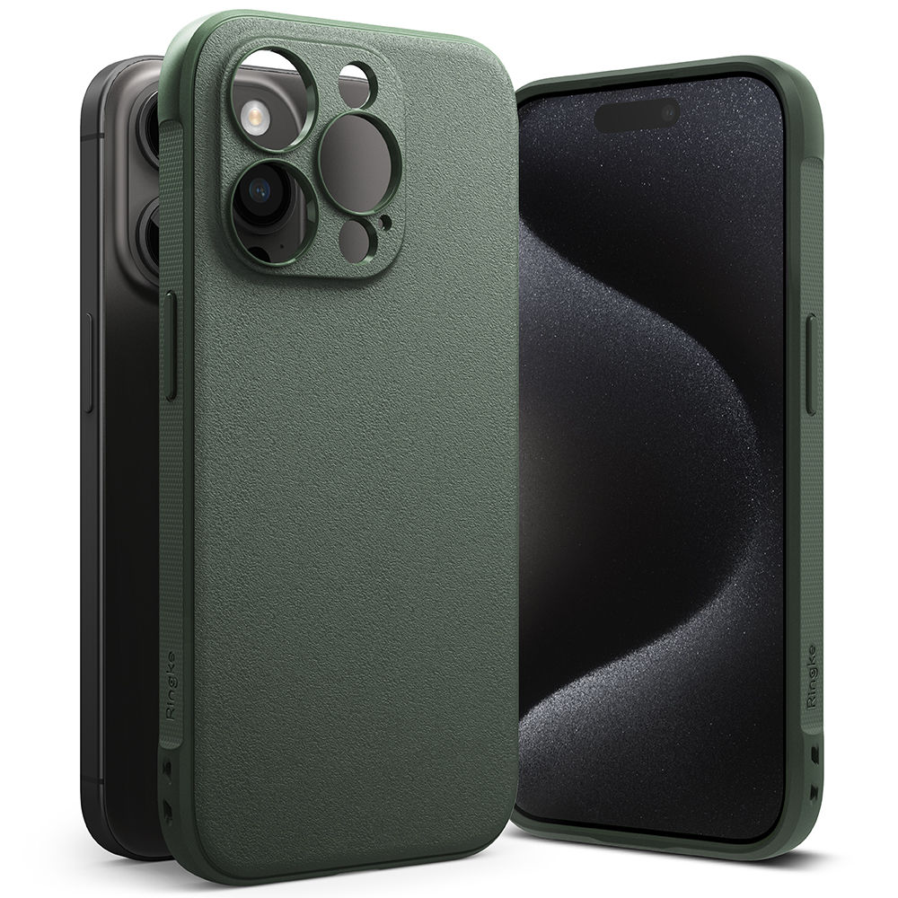 Ringke รุ่น Onyx - เคส iPhone 15 Pro Max - สี Dark Green