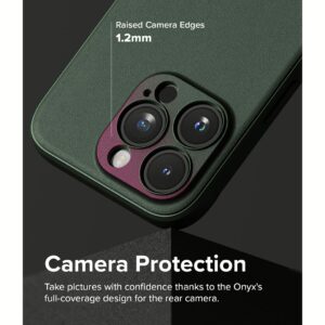 Ringke รุ่น Onyx - เคส iPhone 15 Pro Max - สี Dark Green