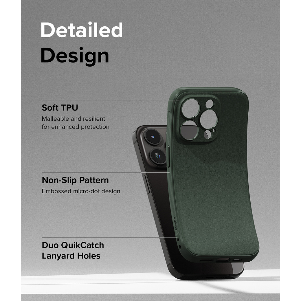 Ringke รุ่น Onyx - เคส iPhone 15 Pro Max - สี Dark Green