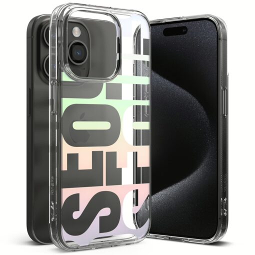 Ringke รุ่น Fusion Design - เคส iPhone 15 Pro - ลาย Seoul - Image 4