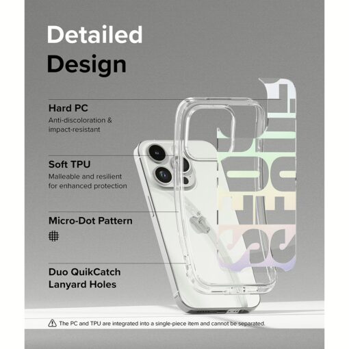 Ringke รุ่น Fusion Design - เคส iPhone 15 Pro - ลาย Seoul - Image 12