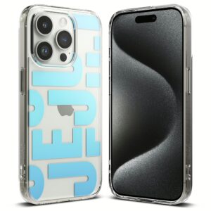 Ringke รุ่น Fusion Design - เคส iPhone 15 Pro - ลาย Jeju 16 Ringke รุ่น Fusion Design - เคส iPhone 15 Pro - ลาย Jeju