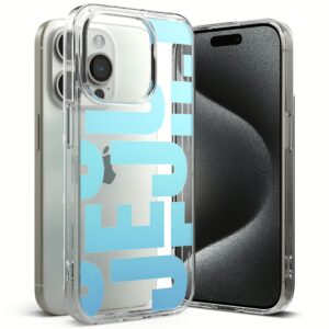 Ringke รุ่น Fusion Design - เคส iPhone 15 Pro - ลาย Jeju 17 Ringke รุ่น Fusion Design - เคส iPhone 15 Pro - ลาย Jeju