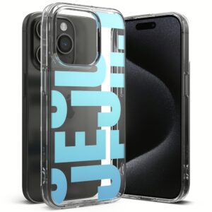 Ringke รุ่น Fusion Design - เคส iPhone 15 Pro - ลาย Jeju 18 Ringke รุ่น Fusion Design - เคส iPhone 15 Pro - ลาย Jeju