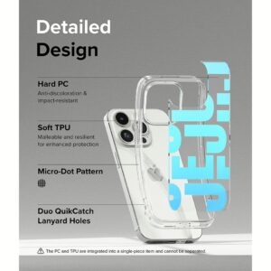 Ringke รุ่น Fusion Design - เคส iPhone 15 Pro - ลาย Jeju 25 Ringke รุ่น Fusion Design - เคส iPhone 15 Pro - ลาย Jeju