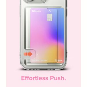 Ringke รุ่น Fusion Card - เคส iPhone 15 Pro - สี Clear 25 Ringke รุ่น Fusion Card - เคส iPhone 15 Pro - สี Clear
