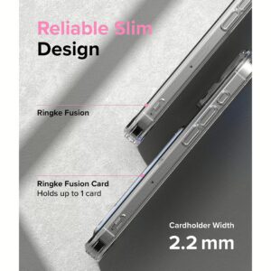 Ringke รุ่น Fusion Card - เคส iPhone 15 Pro - สี Clear 26 Ringke รุ่น Fusion Card - เคส iPhone 15 Pro - สี Clear