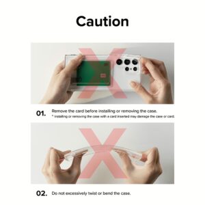 Ringke รุ่น Fusion Card - เคส iPhone 15 Pro - สี Clear 35 Ringke รุ่น Fusion Card - เคส iPhone 15 Pro - สี Clear