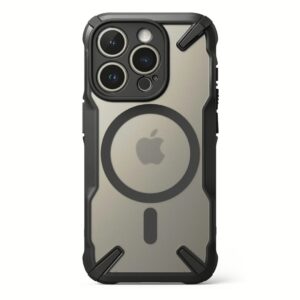 Ringke รุ่น Fusion X Magnetic - เคส iPhone 15 Pro - สี Matte Black
