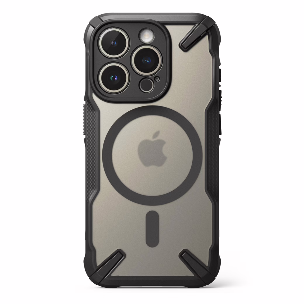 Ringke รุ่น Fusion X Magnetic - เคส iPhone 15 Pro - สี Matte Black