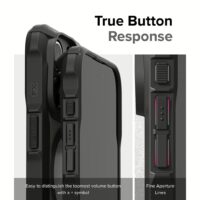 Ringke รุ่น Fusion X Magnetic - เคส iPhone 15 Pro - สี Matte Black