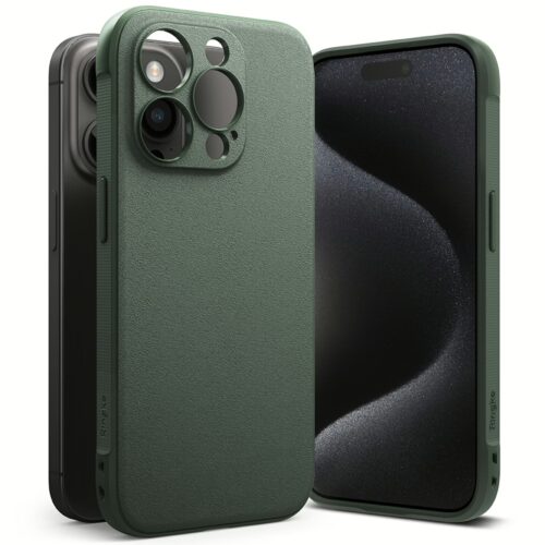 Ringke รุ่น Onyx - iPhone 15 Pro - สี Dark Green - Image 3