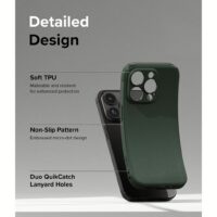 Ringke รุ่น Onyx - iPhone 15 Pro - สี Dark Green