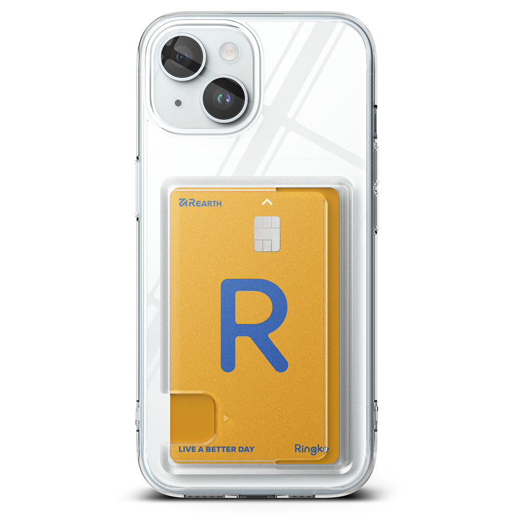 Ringke รุ่น Fusion Card - เคส iPhone 15 - สี Clear
