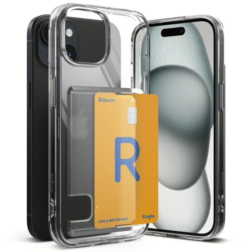 Ringke รุ่น Fusion Card - เคส iPhone 15 - สี Clear - Image 5