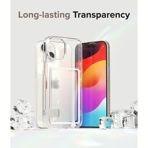 Ringke รุ่น Fusion Card - เคส iPhone 15 - สี Clear - Image 6