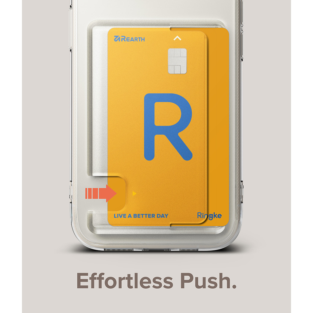 Ringke รุ่น Fusion Card - เคส iPhone 15 - สี Clear