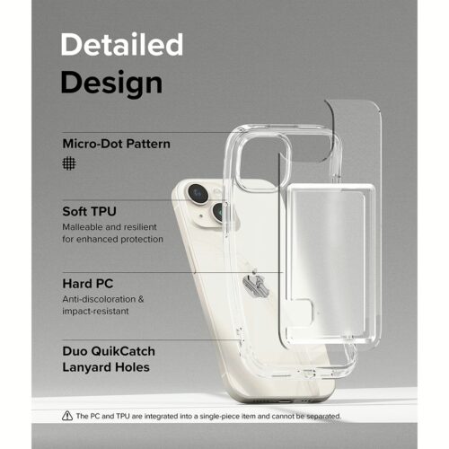 Ringke รุ่น Fusion Card - เคส iPhone 15 - สี Clear - Image 15
