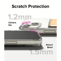 Ringke รุ่น Fusion Card - เคส iPhone 15 - สี Clear