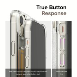 Ringke รุ่น Fusion Card - เคส iPhone 15 - สี Clear