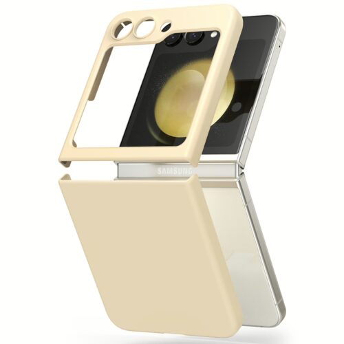 Ringke รุ่น Slim - เคส Galaxy Z Flip 5 - สี Vanilla - Image 3