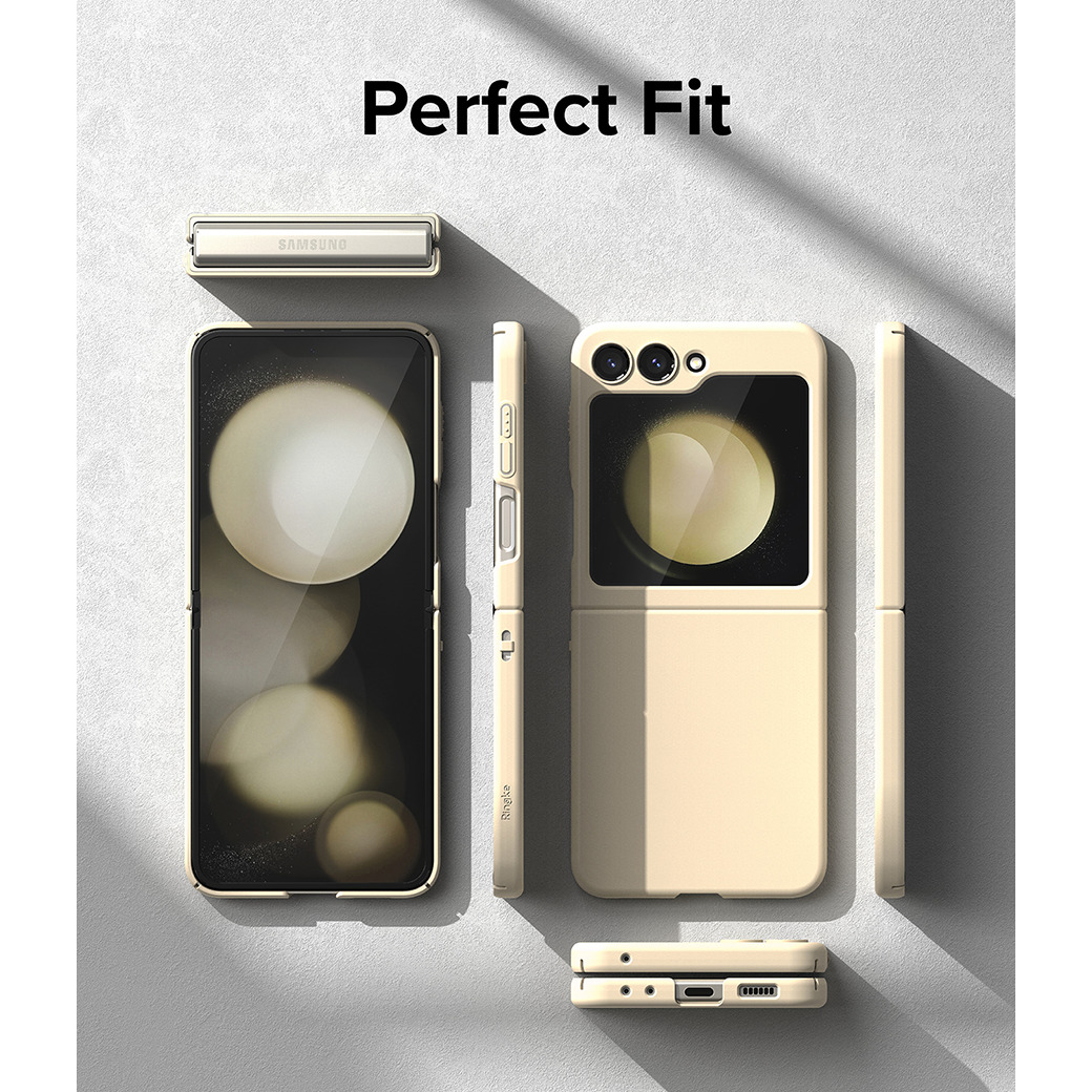Ringke รุ่น Slim - เคส Galaxy Z Flip 5 - สี Vanilla