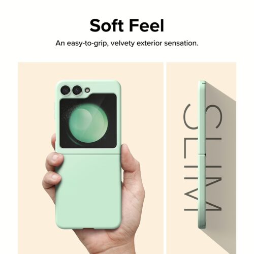 Ringke รุ่น Slim - เคส Galaxy Z Flip 5 - สี Mint - Image 8