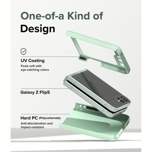 Ringke รุ่น Slim - เคส Galaxy Z Flip 5 - สี Mint - Image 12