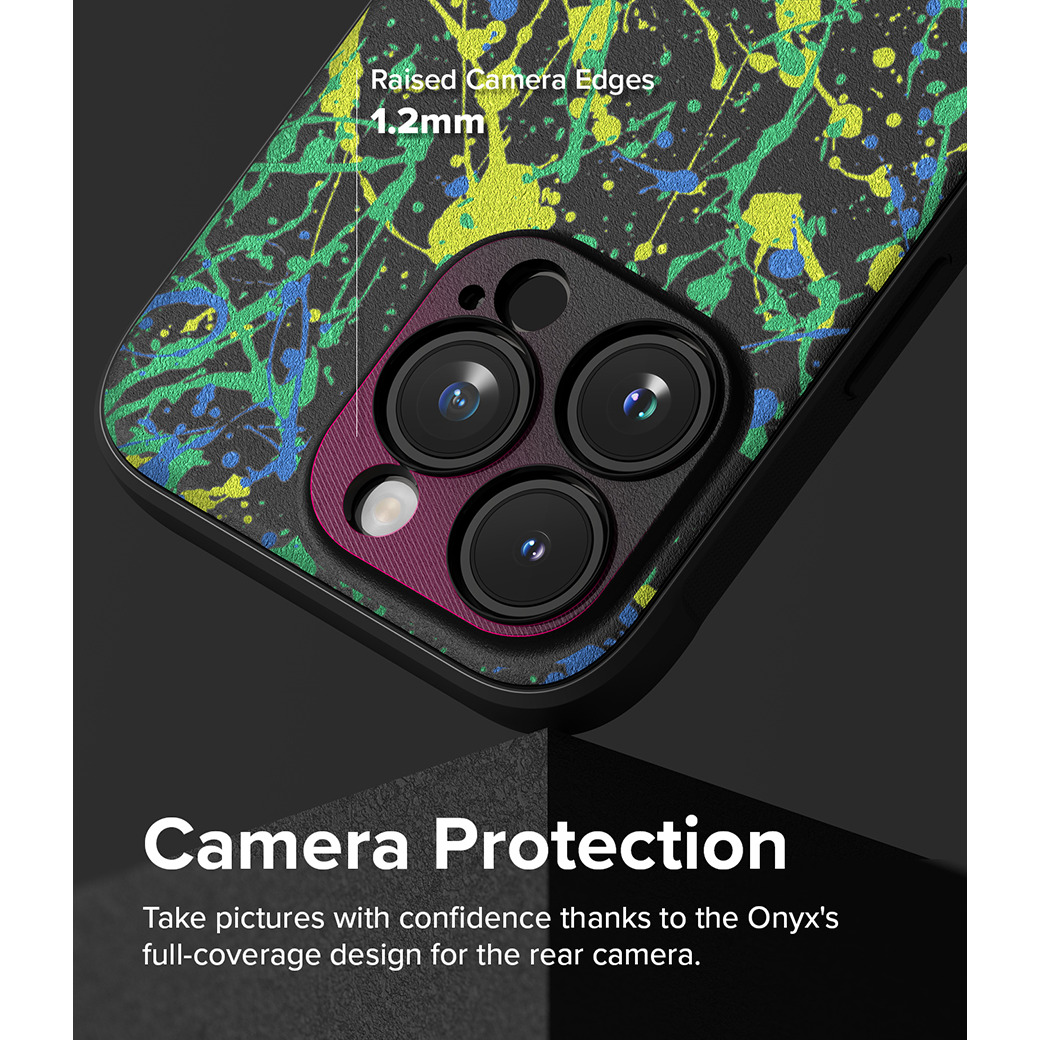 Ringke รุ่น Onyx Design - เคส iPhone 15 Pro Max - ลาย Action Painting