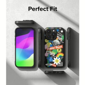 Ringke รุ่น Onyx Design - เคส iPhone 15 Pro Max - ลาย Sticker